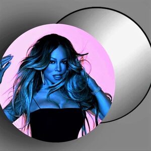 Mariah Carey Pink Blue Makeup Mirror